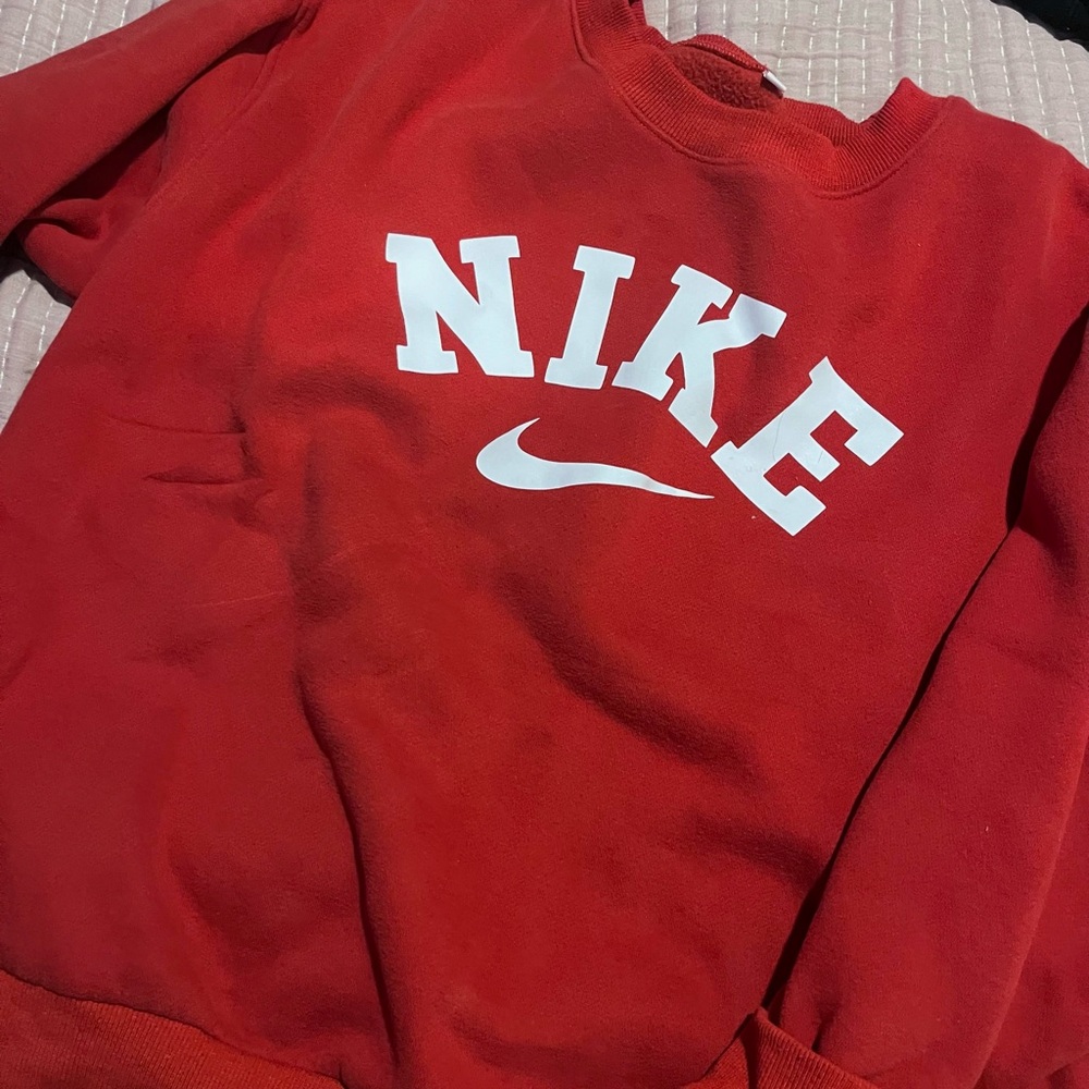 Nike Bold Red Crewneck Sweatshirt